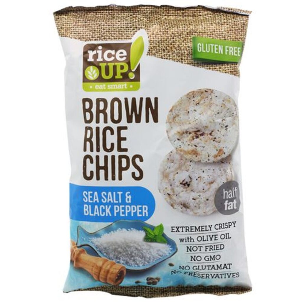 Brown Rice Chips Sea Salt & Black Pepper